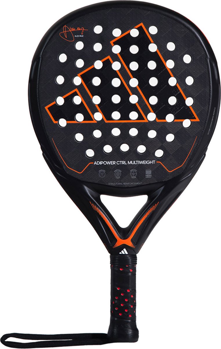 Adidas AdiPower Multiweight CTRL - 2023 padelracket zwart/oranje