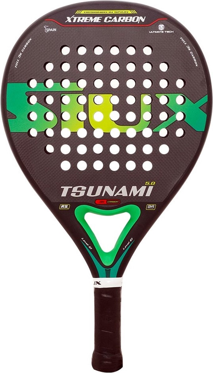 Siux Tsunami 5.0 3K Groen Padel Racket