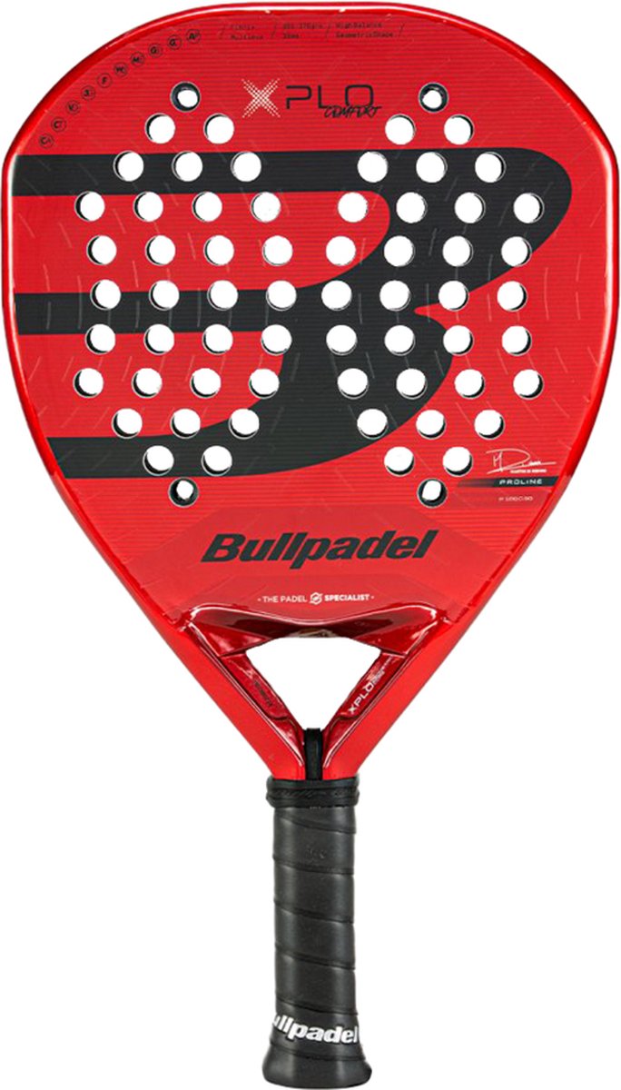 Bullpadel Xplo Comfort 25 padelracket rood