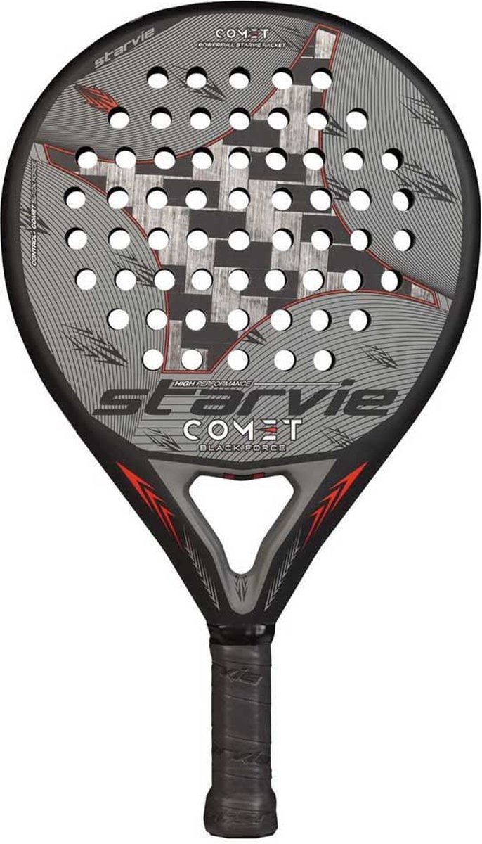 Starvie Comet - Padelracket - zwart